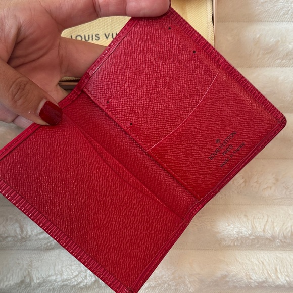 Louis Vuitton Red EPI Wallet - Picture 8 of 10